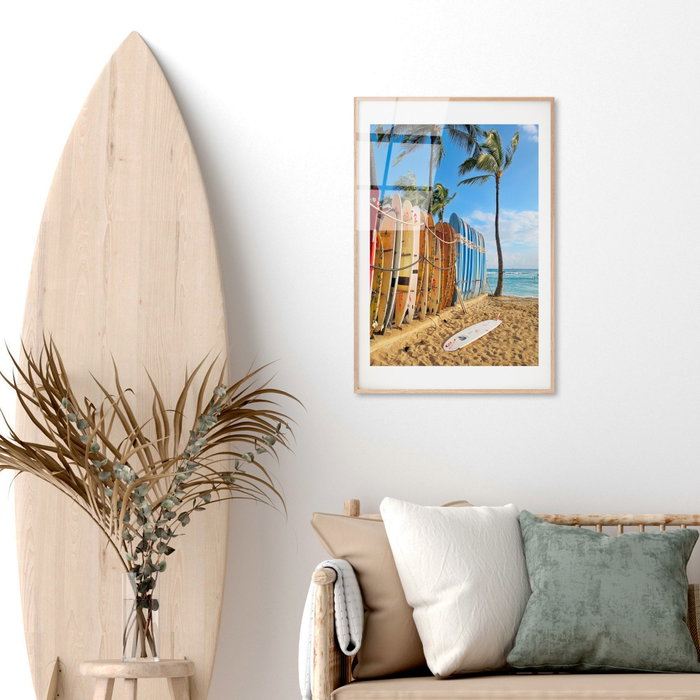 Wallity Cuadro Decorativo de Vidrio Templado Multicolor 30 x 45 cm